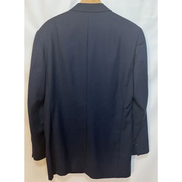 CANALI PROPOSTA Mens 42L Navy Wool Italy Blazer Sport Coat Suit Jacket